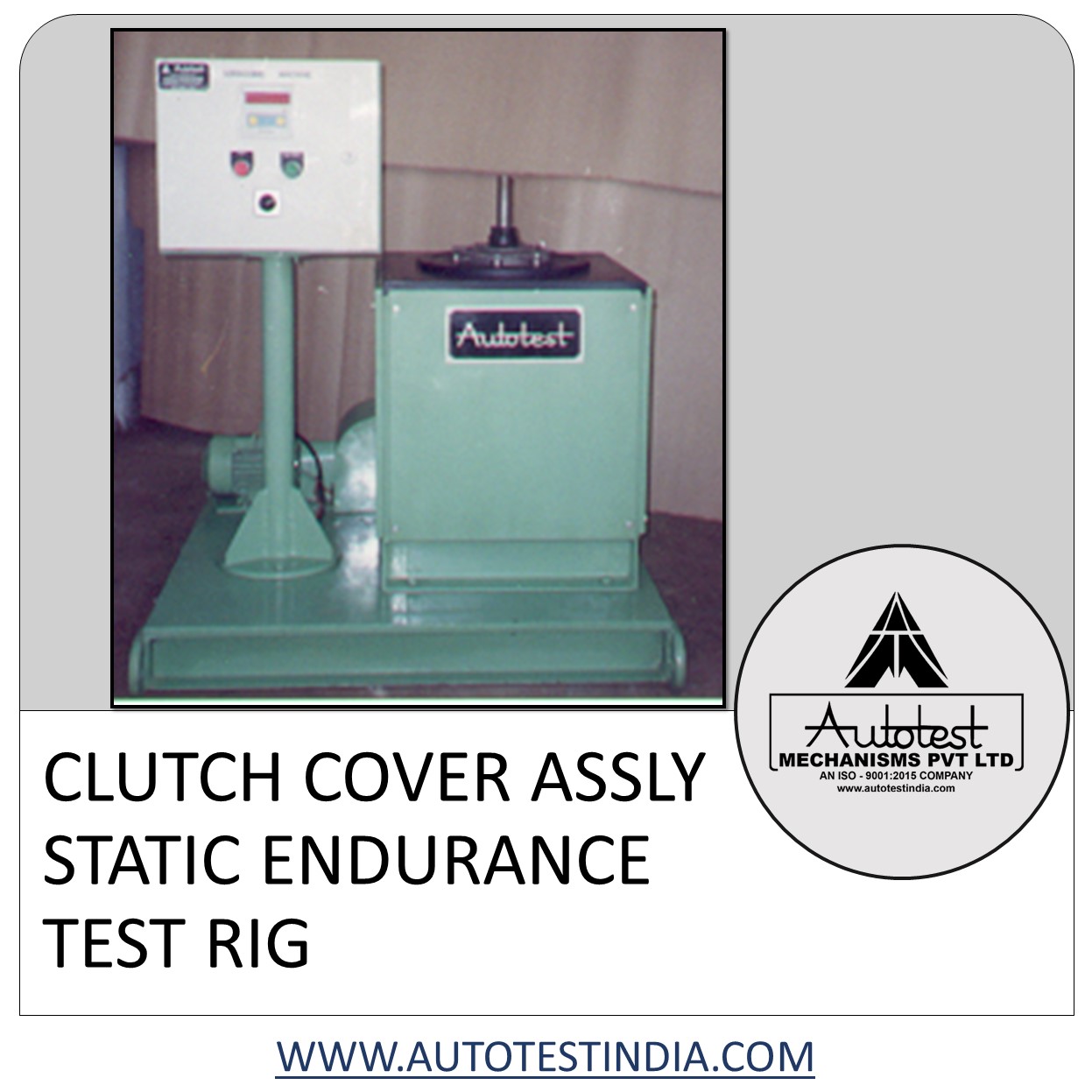 CLUTCH COVER ASSLY STATIC ENDURANCE TEST