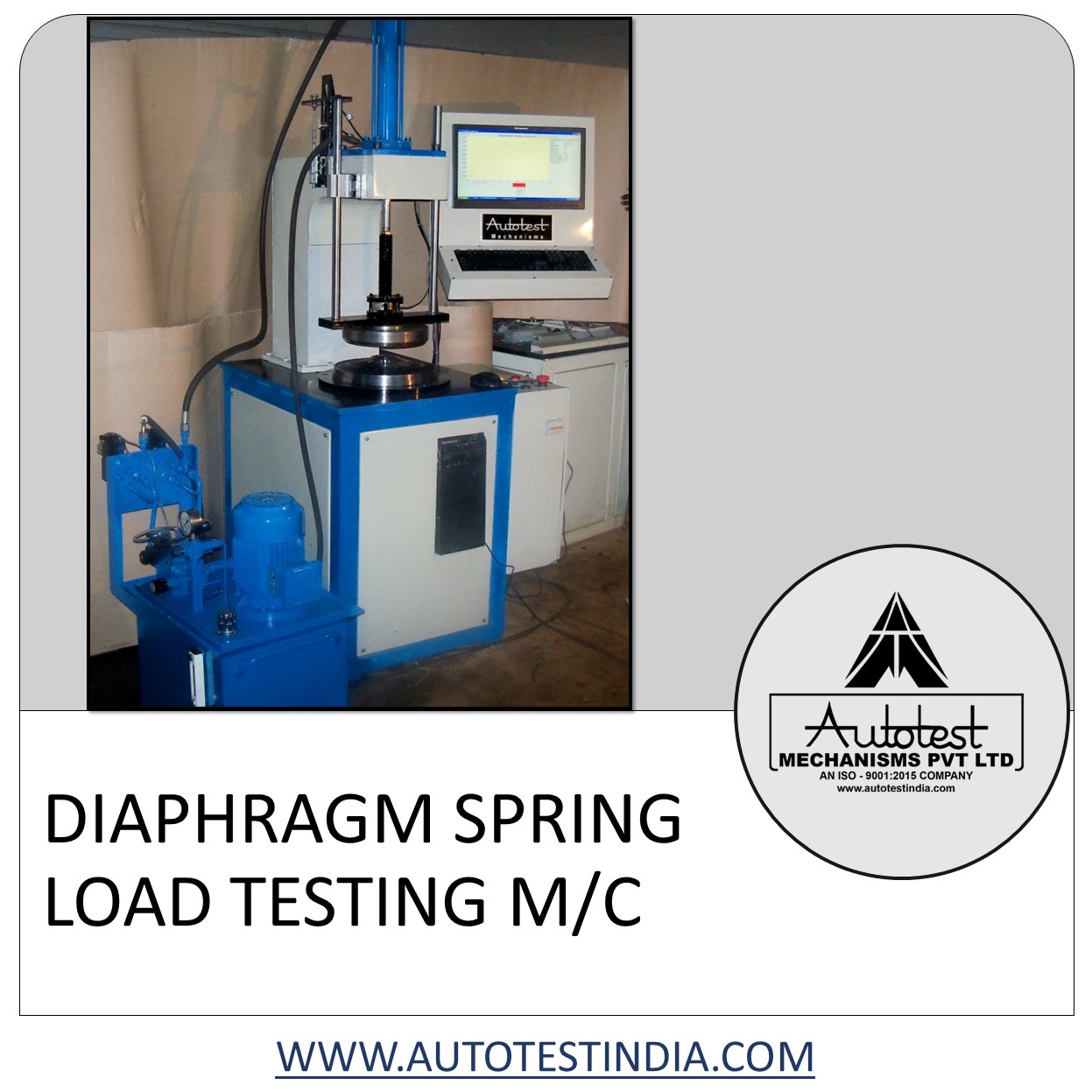 DIAPHRAGM SPRING LOAD TESTING M/C