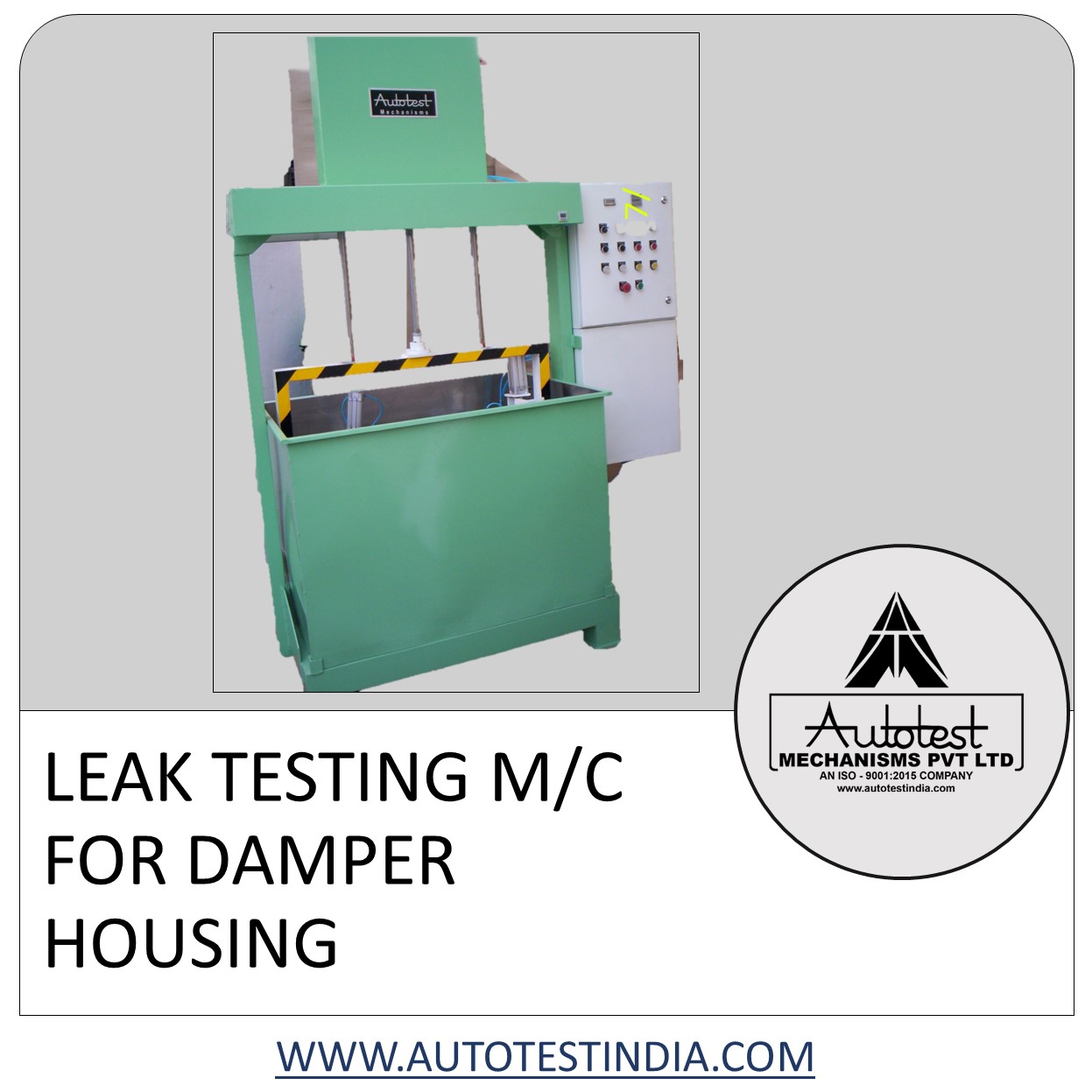 LEAK TESTING M/C FOR DAMPER HOUSING