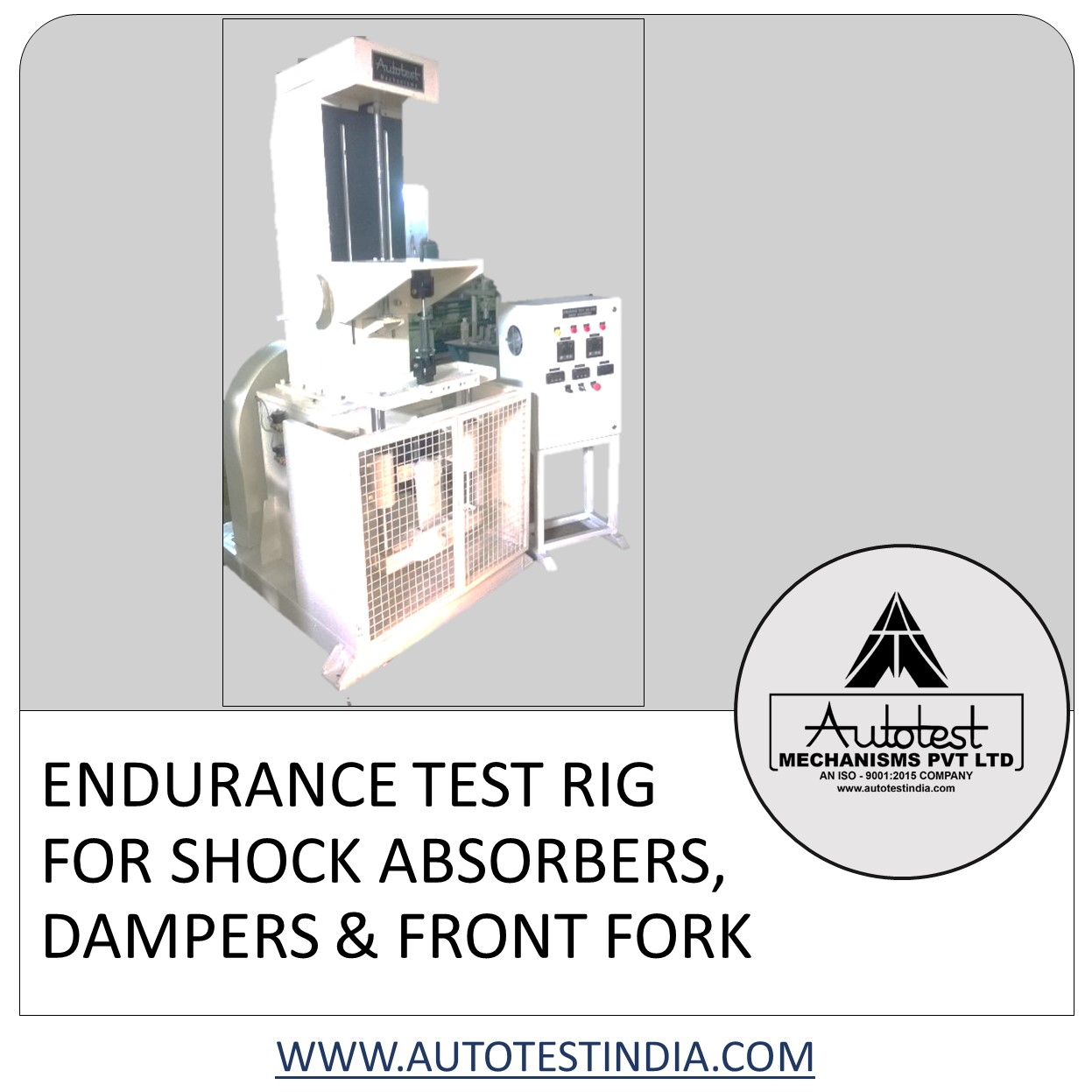 ENDURANCE TEST RIG FOR SHOCK ABSORBERS, 
